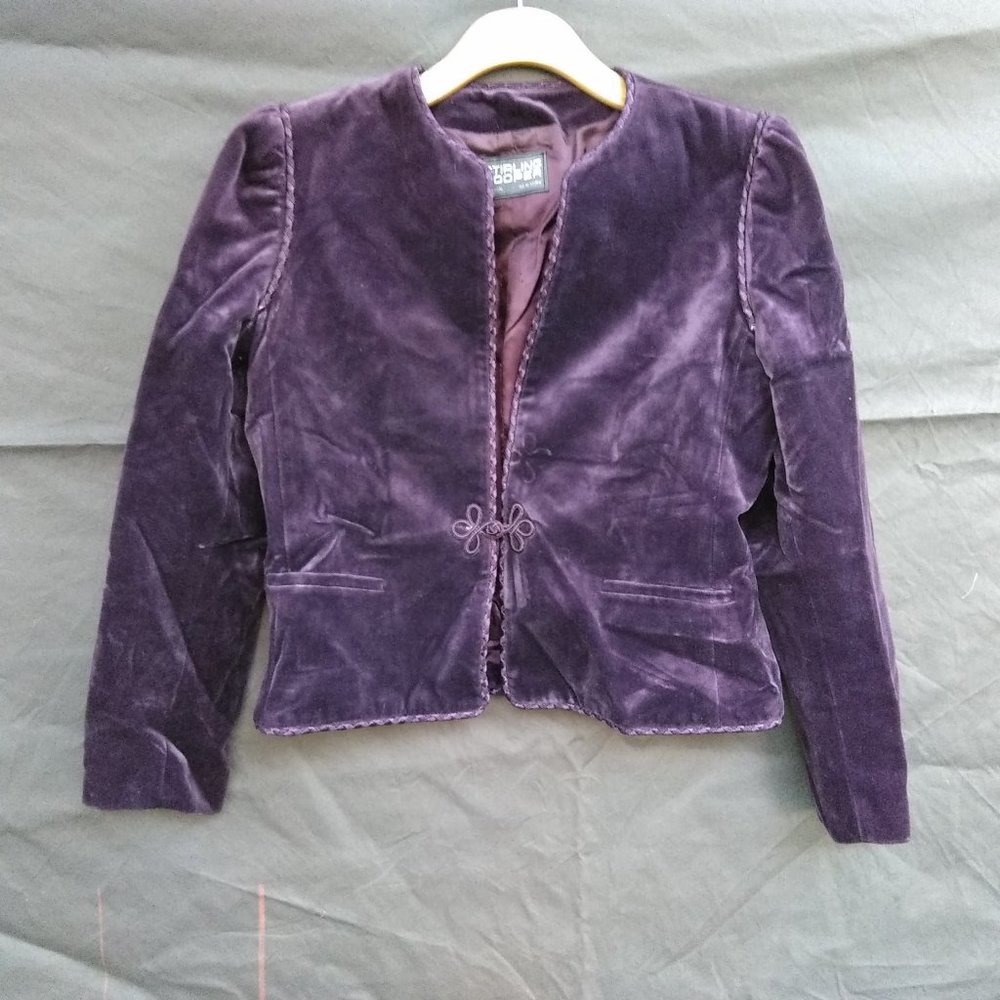 Stirling Cooper Velvet One Button Blazer